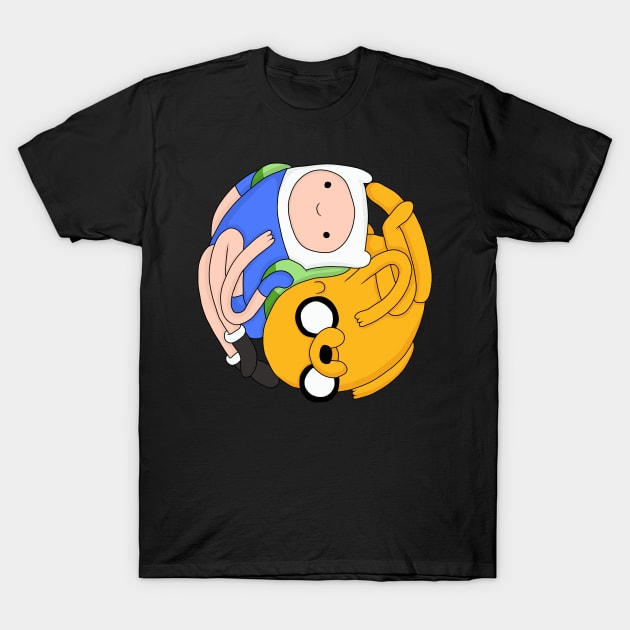 Jake and Finn T-Shirt by valentinahramov